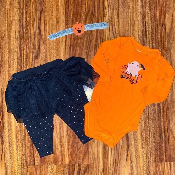 Carter's Other - 5 For $25 Carter's 3 Piece Halloween Outfit Baby Size 3 Months